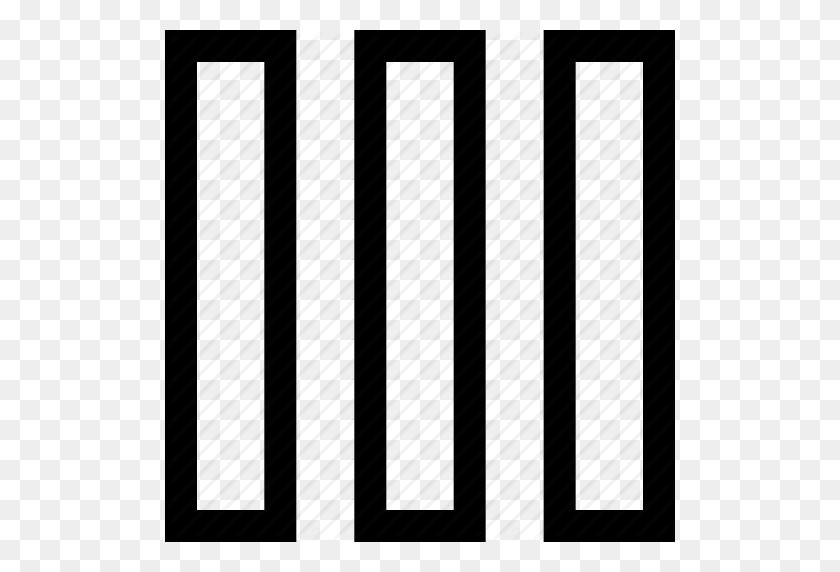 512x512 Lines, Three, Vertical Icon - Vertical Lines PNG