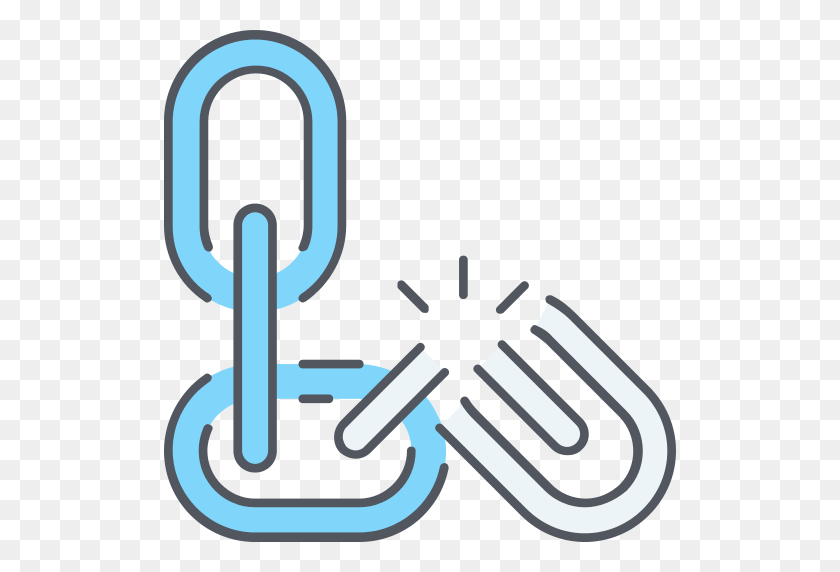 512x512 Link Chain Png Icon - Broken Chain PNG