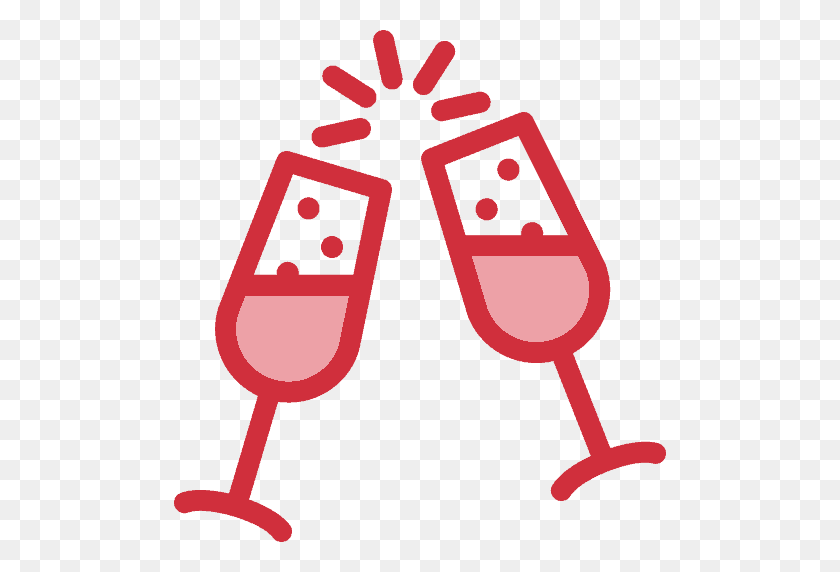 492x512 Links - Champagne Toast Clipart