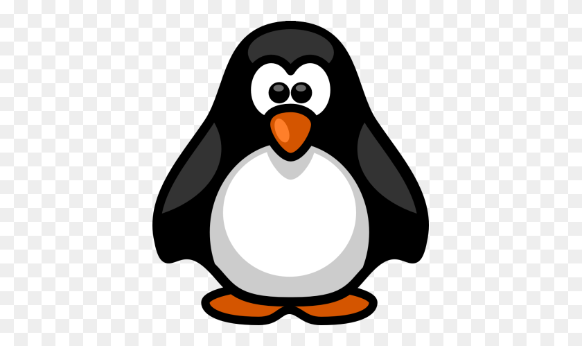 399x439 Linux Png Dlpng - Linux Logo PNG