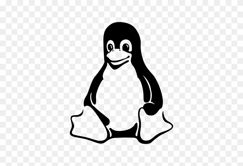 512x512 Linux, Tux Icon - Linux PNG