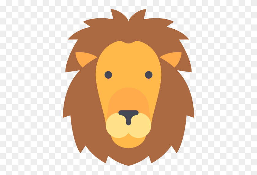 512x512 Lion - Lion Face PNG