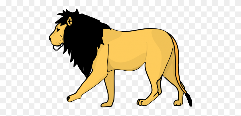 500x344 Lion Clip Art Free Vector In Open Office Drawing Image - Lion Clipart Images