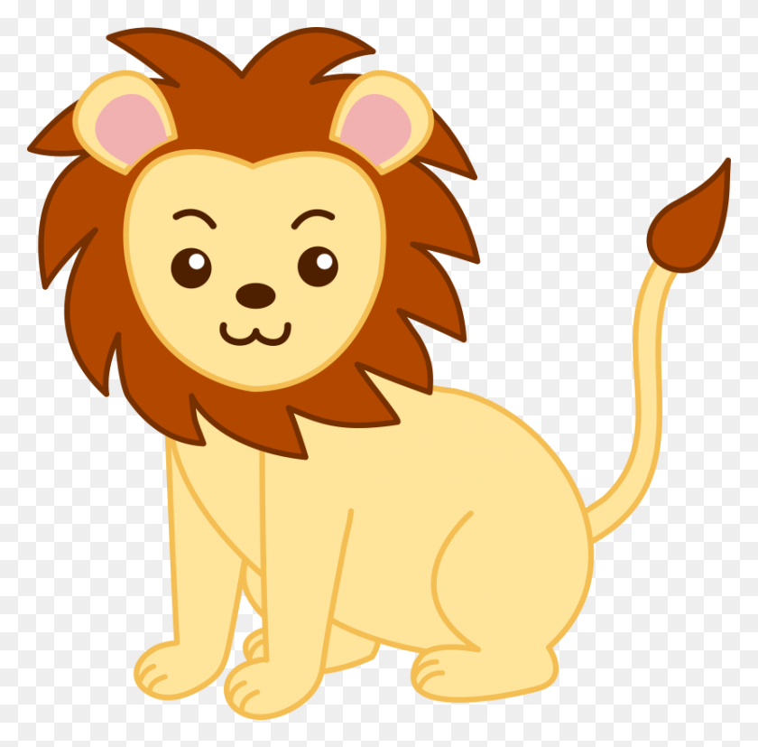 830x817 Lion Clipart For Kids - Lion And Lamb Clipart