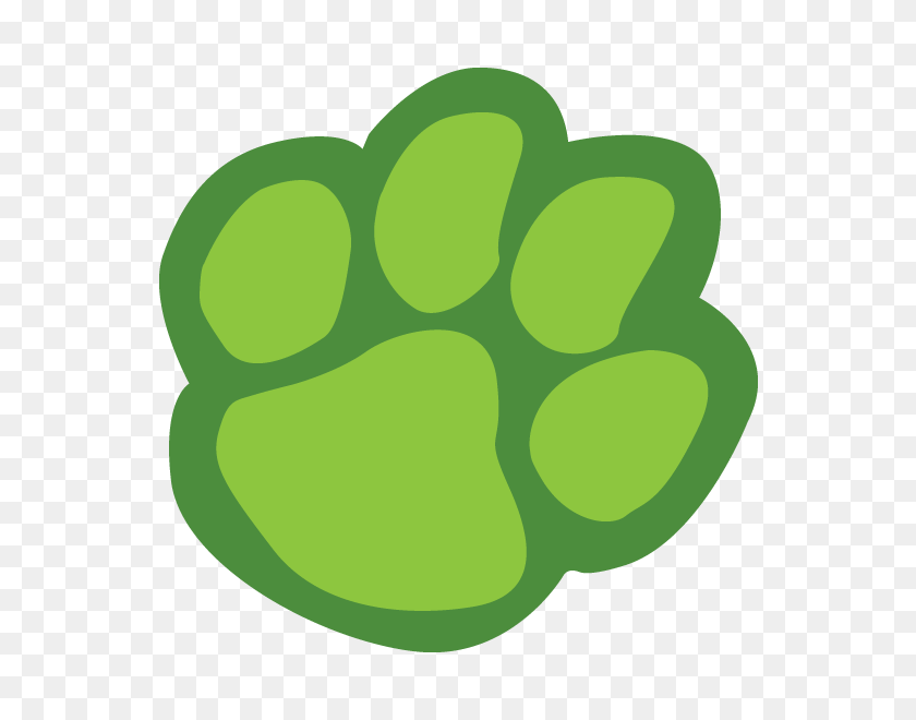 600x600 Lion Cub Paw Print Clipart - Lion Cub Clipart