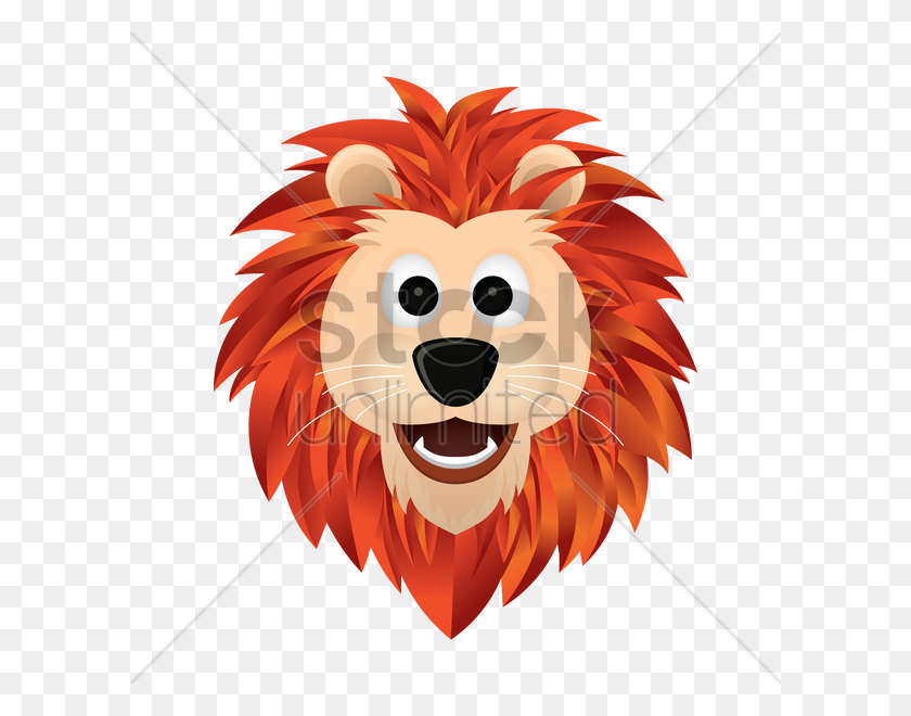 600x600 Lion Face Vector Image - Lion Face PNG