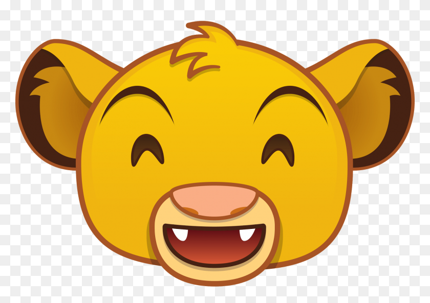 1600x1094 Lion King Grin Emoji Transparent Png - Lion Face PNG