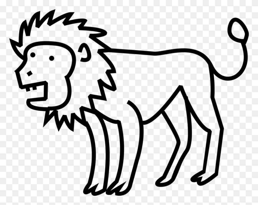 897x700 Lion King Of The Jungle - Lion Vector PNG