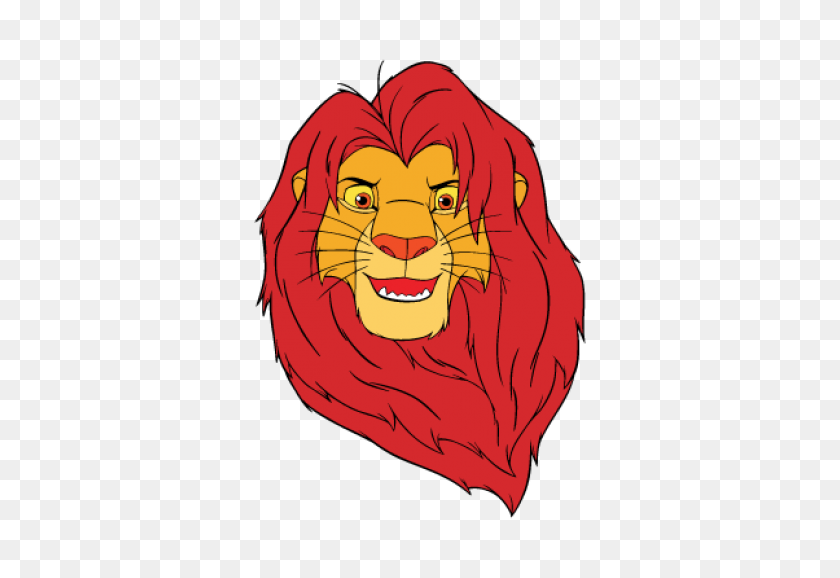 518x518 Lion King Png Image - Lion Face PNG