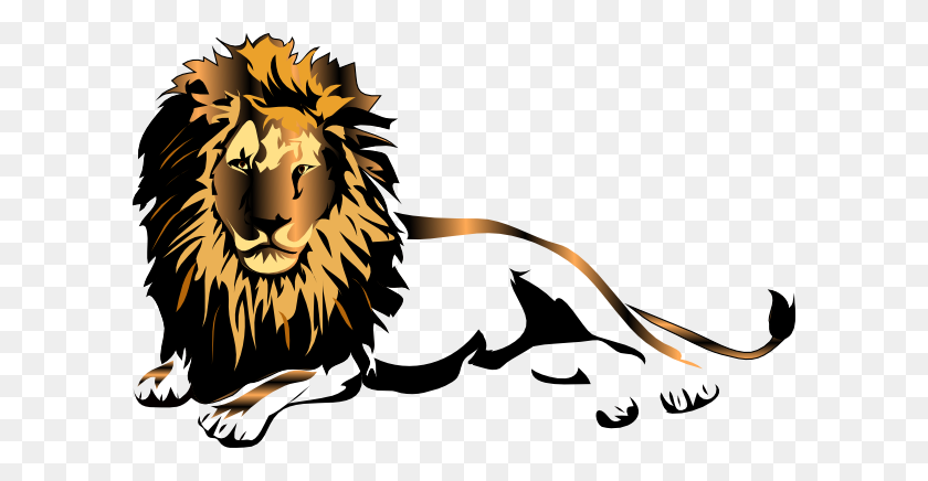 600x376 Lion Png, Clip Art For Web - Bengal Tiger Clipart