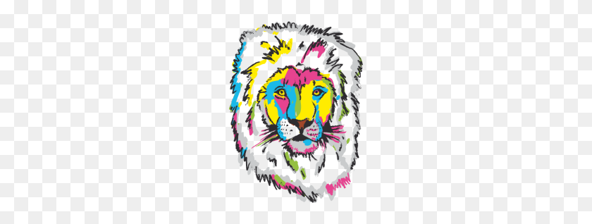 190x258 Lion Pop Art - Pop Art PNG
