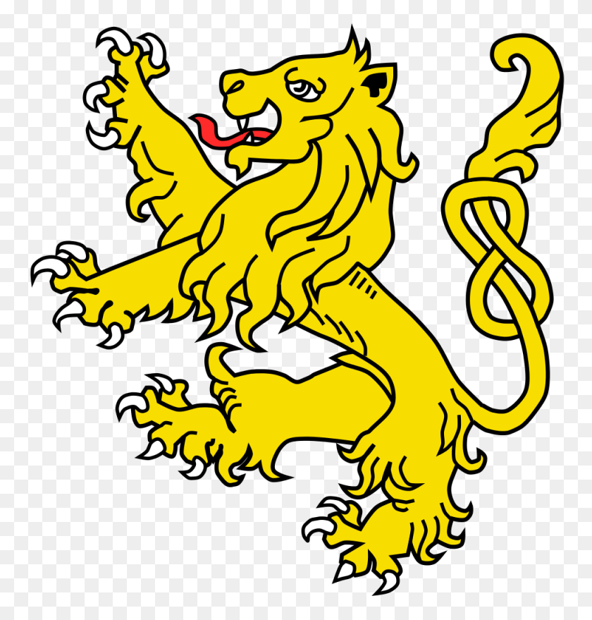 975x1024 Lion Rampant Tail Nowed - Tails PNG