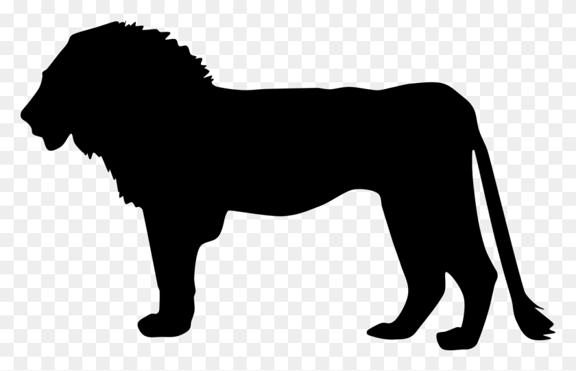 1216x750 Lion Silhouette Download Drawing - Silhouette Clip Art