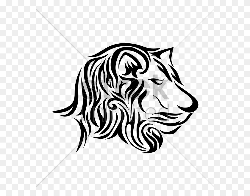 600x600 Lion Tattoo Design Vector Image - Lion Vector PNG