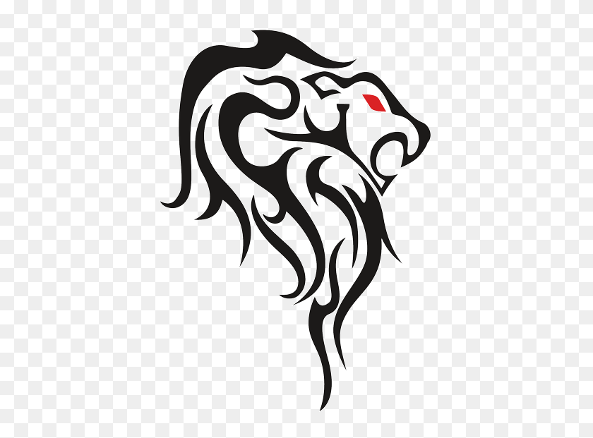 400x561 Lion Tattoo Png Transparent Images - Flower Tattoo PNG