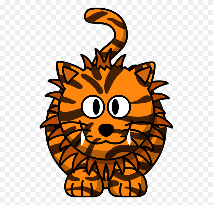 527x750 Lion Tiger Cat Felidae Liger - Tabby Cat Clipart