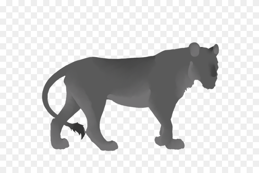 640x500 Lioness Png - Lioness PNG