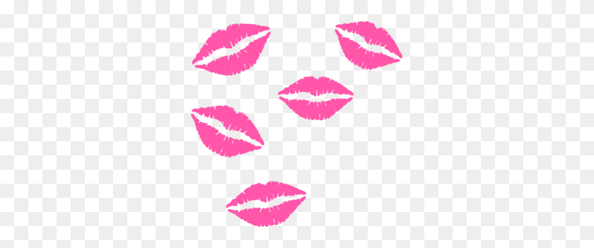 299x291 Lips Clip Art - Pink Lips Clipart