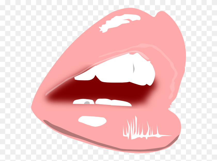 600x565 Lips Clip Art - Lip Gloss Clipart