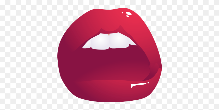 400x364 Lips Clipart - Smile Mouth Clipart