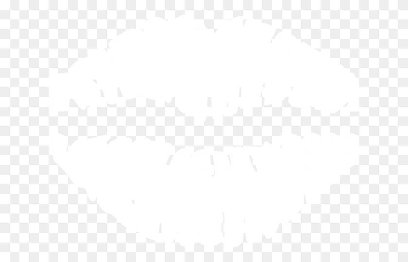 640x480 Губы Клипарт Черно-Белое - Помада Клипарт Черный И Белый