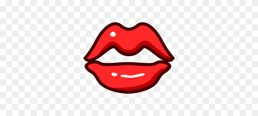 320x320 Lips Emojidex - Lips Emoji PNG