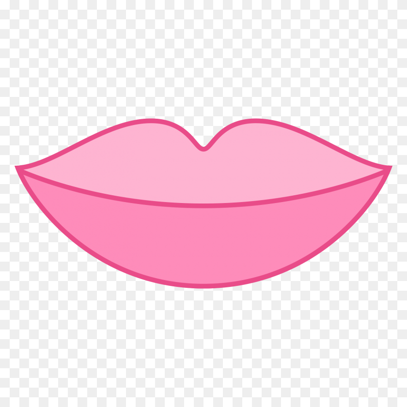 1600x1600 Lips Icon - Pink Lips PNG