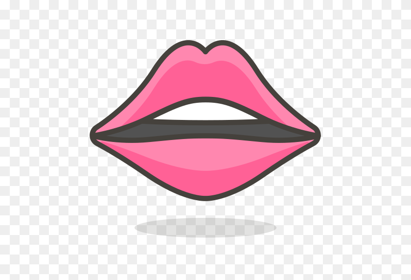 512x512 Lips, Mouth Icon Free Of Another Emoji Icon Set - Lips Emoji PNG