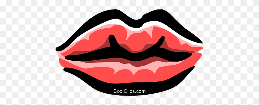 480x283 Lips, Mouth Royalty Free Vector Clip Art Illustration - Lips Clipart Free