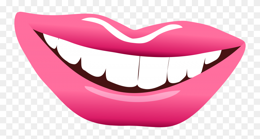 3000x1506 Lips Pink Png Clipart Image - Pink Lips Clipart