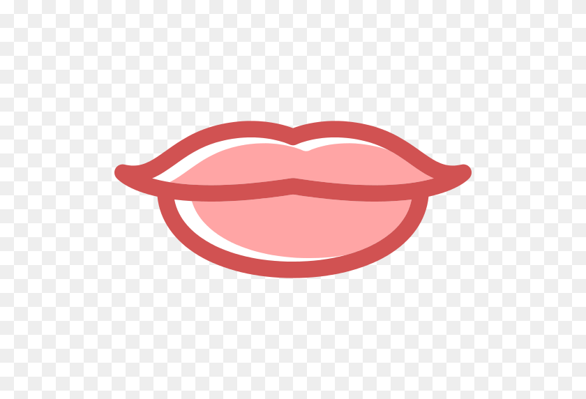 512x512 Lips Png Icon - Pink Lips PNG