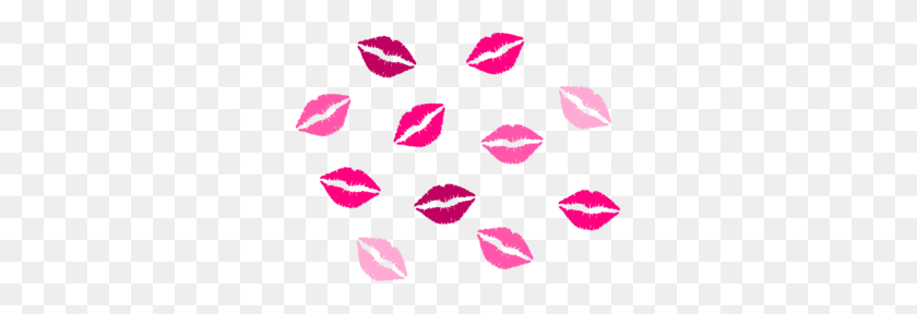 297x228 Lips Vector Clip Art Pinkiss Art, Clip Art - Kissing Lips Clipart