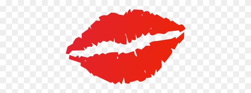 400x253 Lipstick Cliparts - Kiss Mark PNG