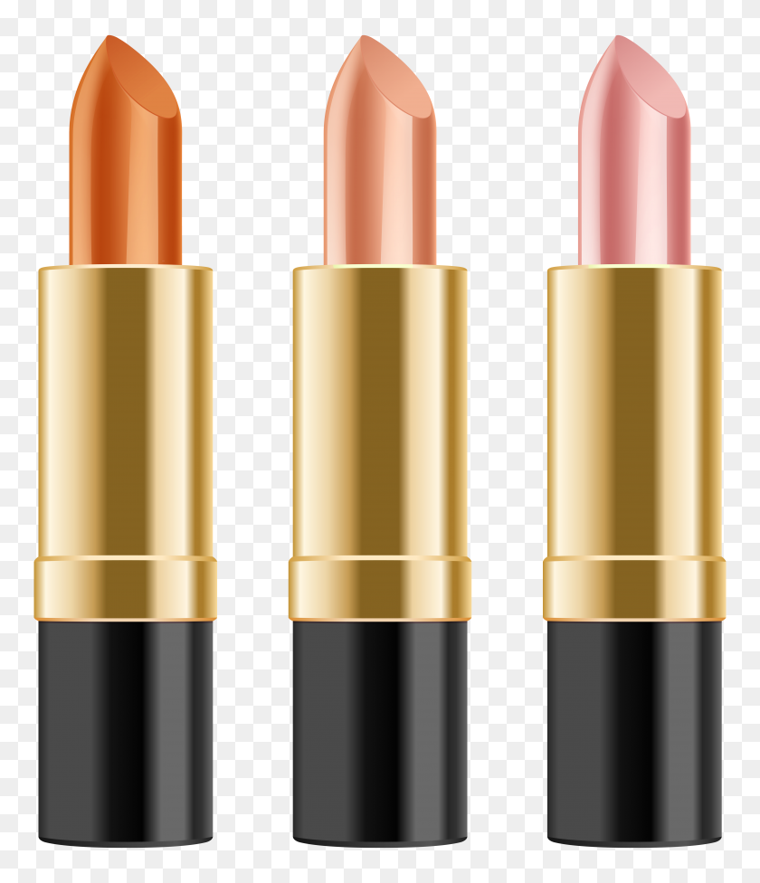 5107x6000 Lipstick Set Clip Art Png - Cosmetics Clipart