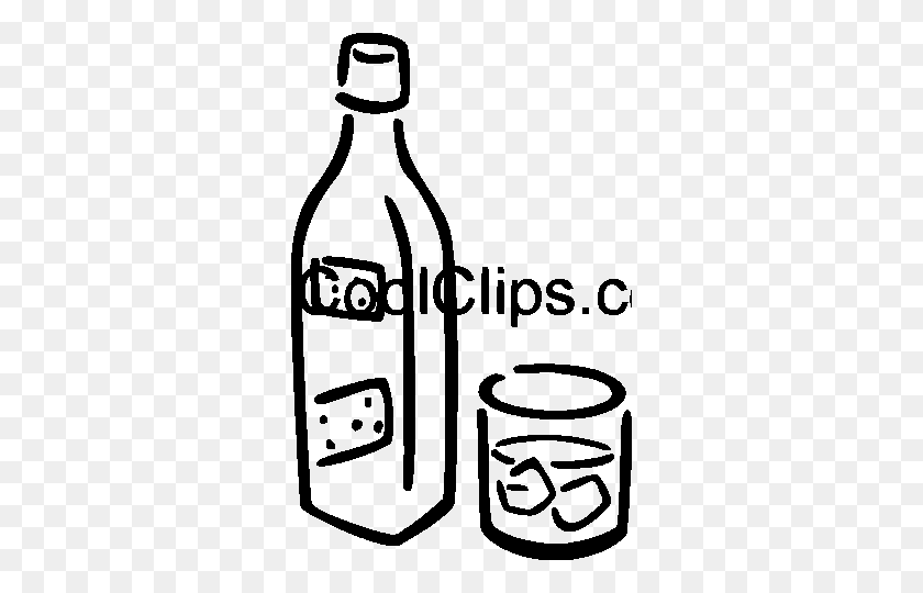 310x480 Liquor Royalty Free Vector Clip Art Illustration - Booze Clipart