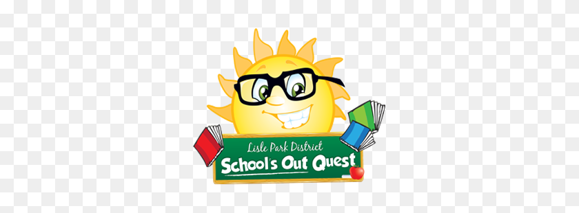 280x250 Lisle Park District - Schools Out For Summer Clip Art