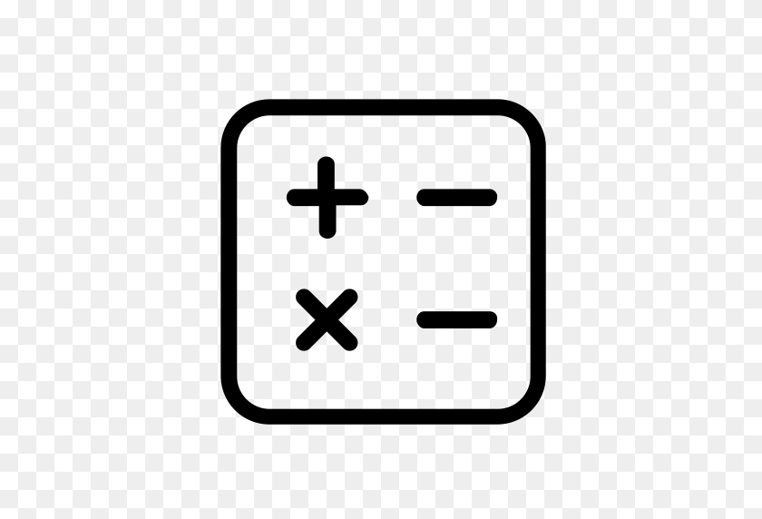 512x512 List Calculator, Calculator, Math Icon With Png And Vector Format - Calculator PNG