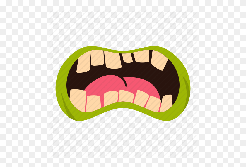 512x512 Lista De Sinónimos Y Antónimos De La Palabra Monster Teeth Clipart - Monster Mouths Clipart