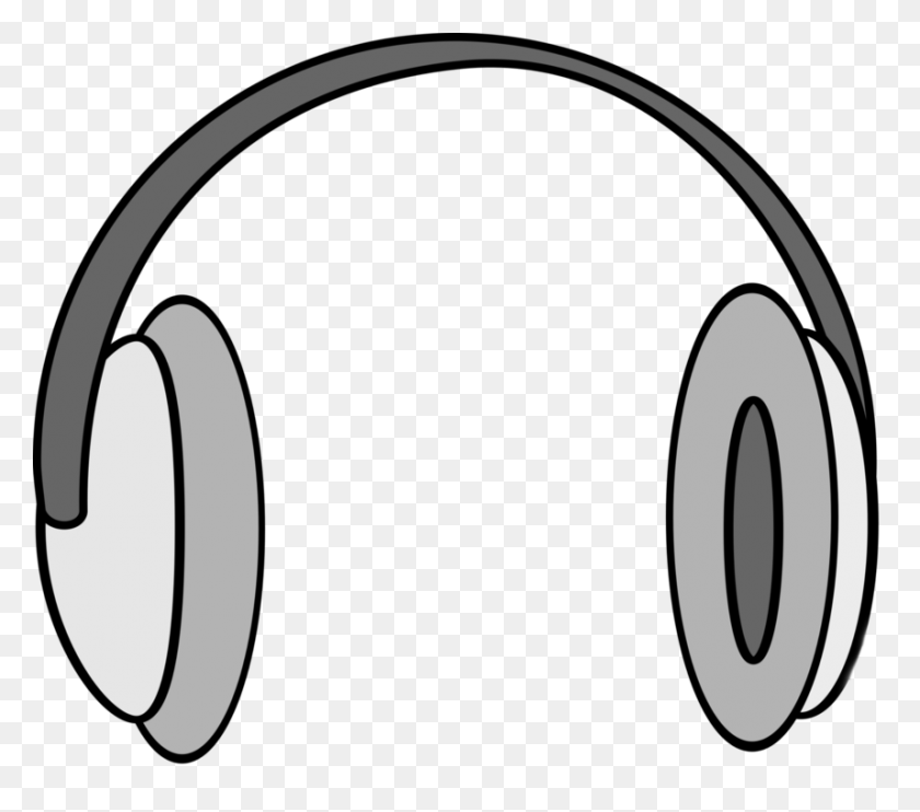 857x750 Listening Music Download Hearing Music Download - Listening To Music Clipart Black And White