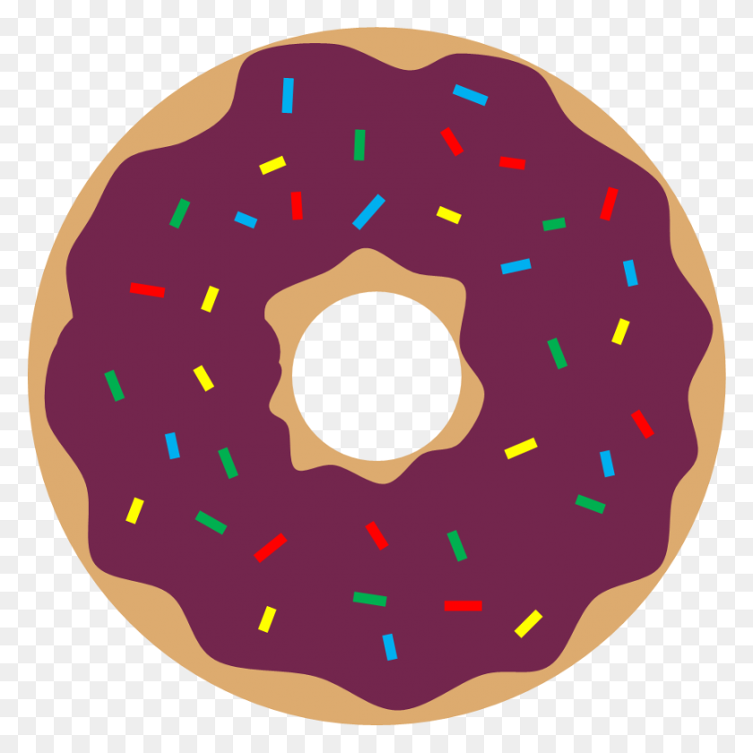 862x862 Literary Hoots Donuts Storytime - Клипарт С Отверстиями Для Пончиков