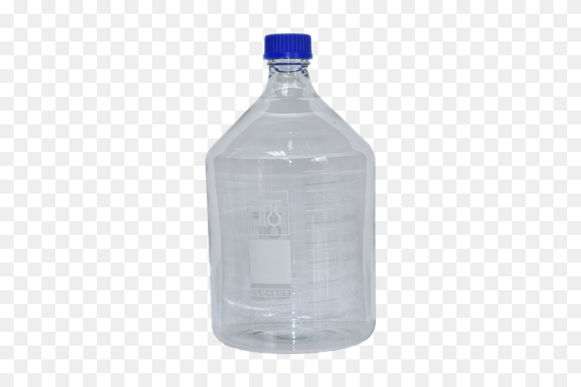500x500 Botella De Almacenamiento De Medios De Litro Con Tapa Azul Vertiendo Anillo O - Verter Agua Png