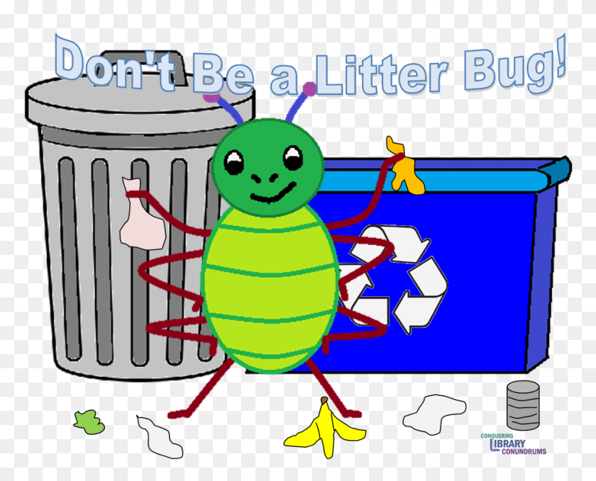 952x756 Litterbug Преодолевает Библиотечные Головоломки - Клипарт `` Полоса Препятствий ''