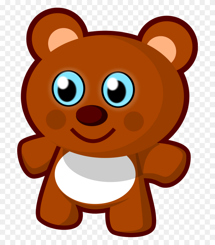 706x900 Маленький Медведь Игрушка Png Клипарт Для Интернета - Игрушки Png