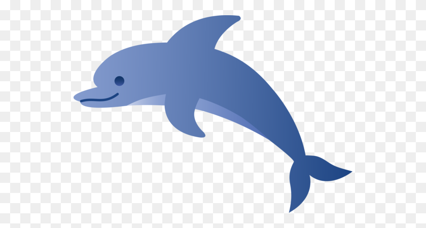 550x389 Маленький Синий Дельфин - Бесплатный Клипарт Дельфин
