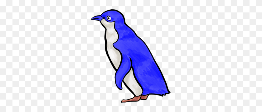255x300 Маленький Синий Пингвин Клипарт - Картинки Пингвинов