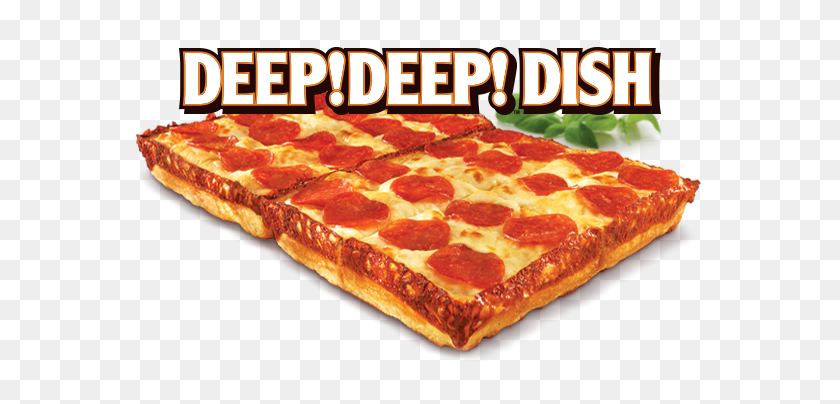 600x344 Little Caesars Pizza - Pepperoni Pizza PNG