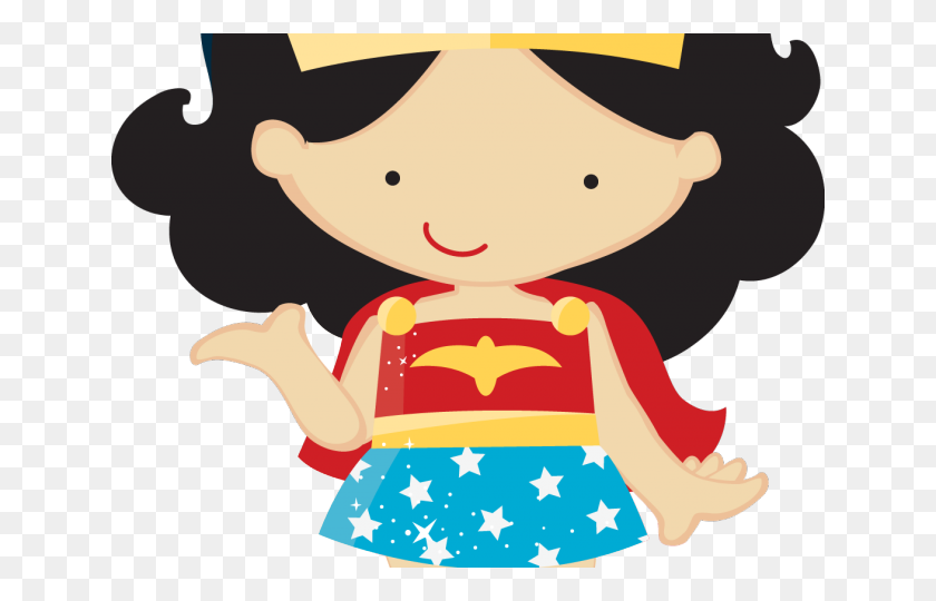 640x480 Little Girl Clipart Wonder Woman - Clipart Wonder Woman