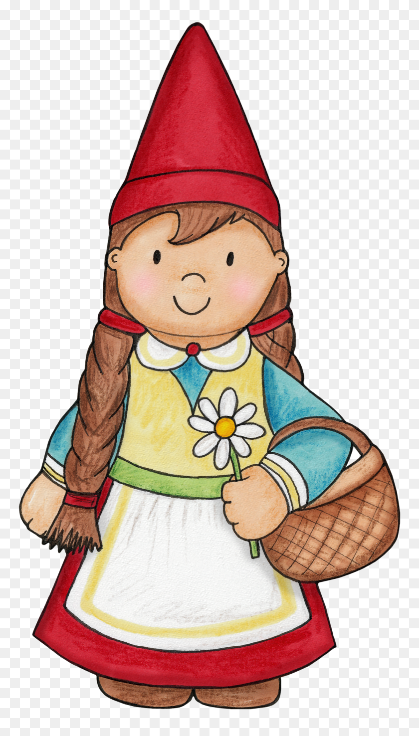 1116x2027 Little Girl Gnome For A Woodlands Party Fairy Party - Midget Clipart