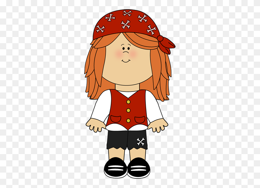 295x550 Маленькая Девочка Пиратские Распечатки Для Детей Картинки - Девушка Пиратский Клипарт
