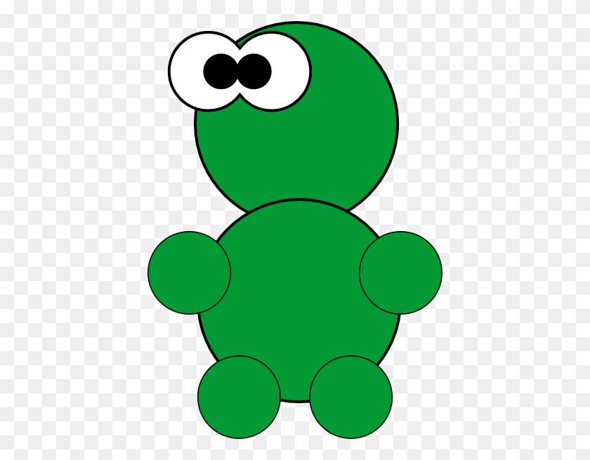 420x595 Little Green Thing Clip Art - Thing 1 Clipart